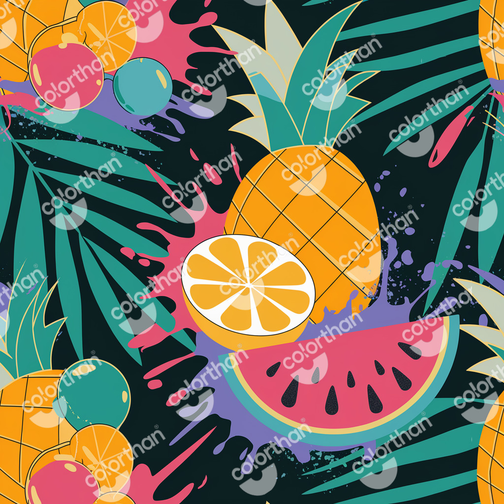 Tropical Fruit design - BioThane® Beta 520 Standard