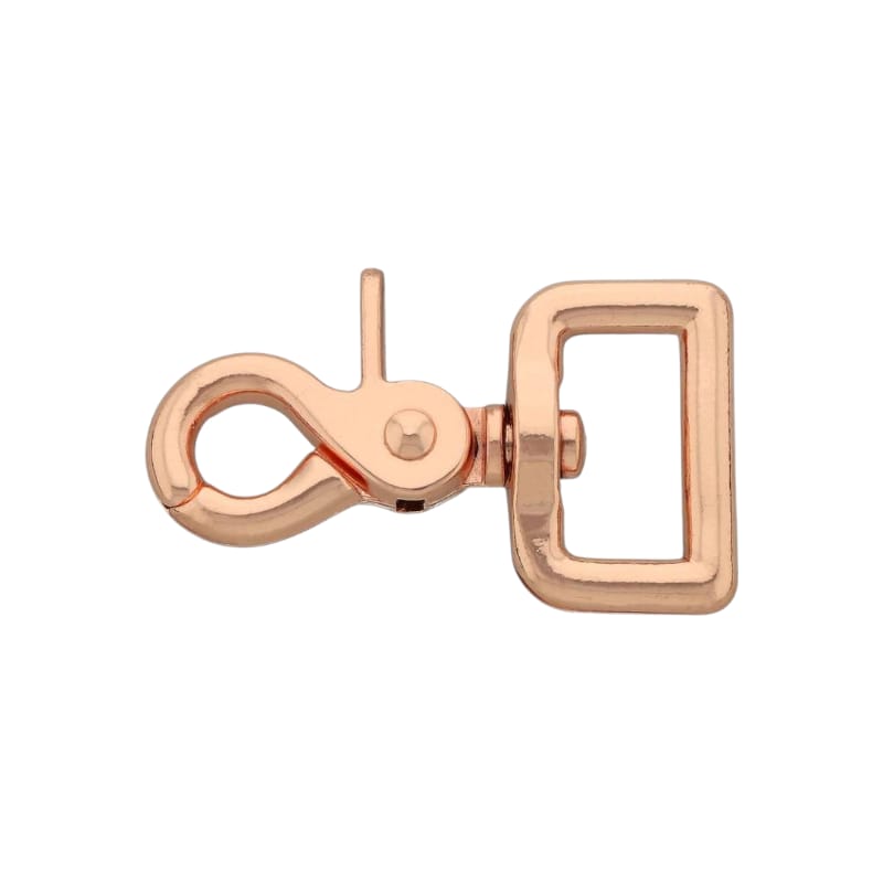 Rose gold vypouštěcí karabina - 25 mm