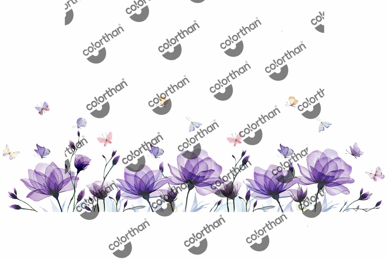 Violet Blossoms ColorThan design - BioThane® Beta 520 Standard