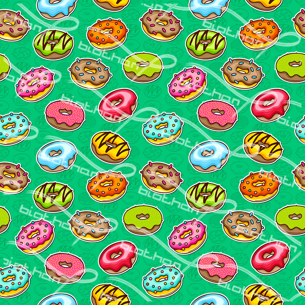 Green Donuts ColorThan design - BioThane® Beta 520 Standard