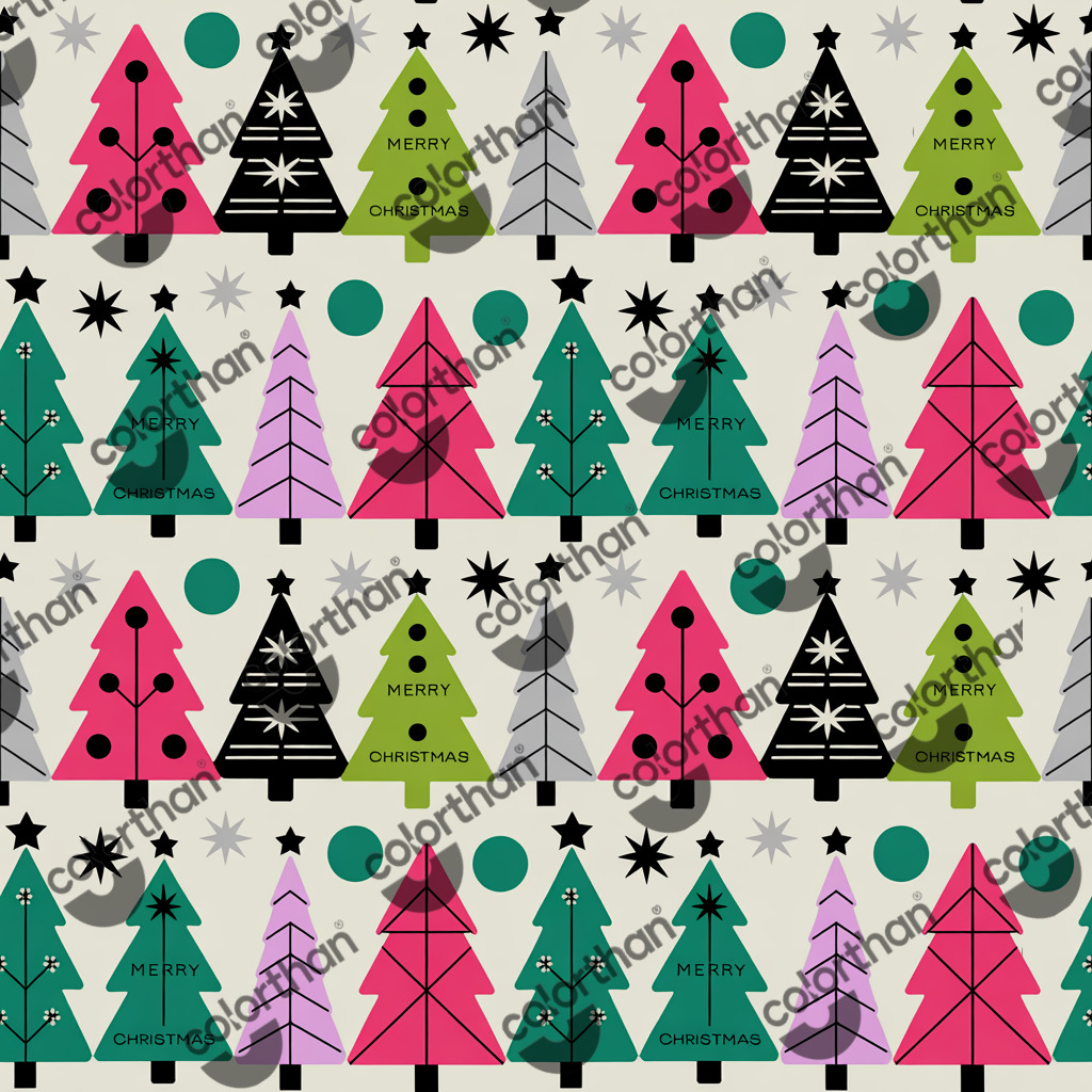 Colorfull Xmas ColorThan design - BioThane® Beta 520 Standard