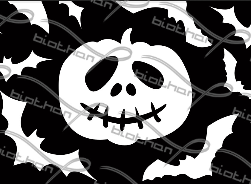 Halloween negativ ColorThan design - BioThane® Beta 520 Standard