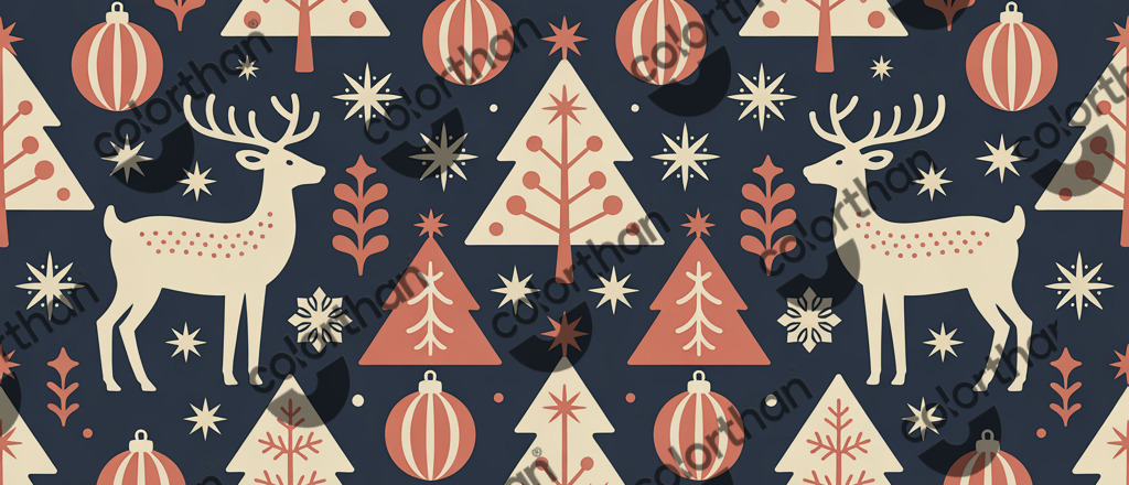 Nordic Xmas ColorThan design - BioThane® Beta 520 Standard