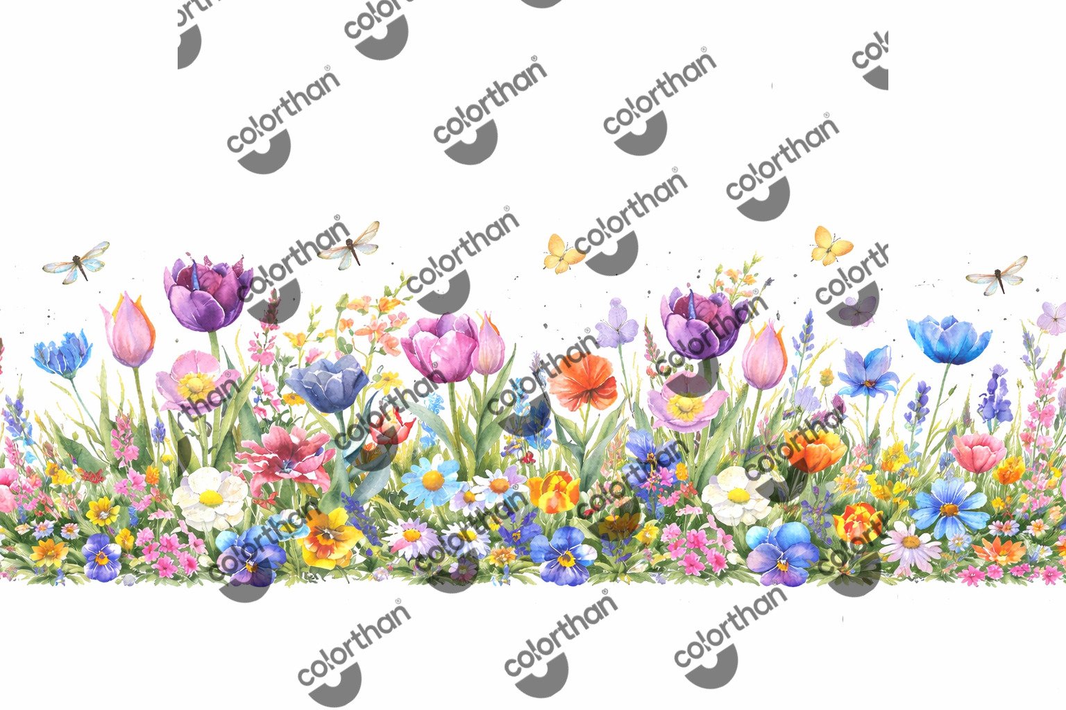 Spring Wildflower ColorThan design - BioThane® Beta 520 Standard