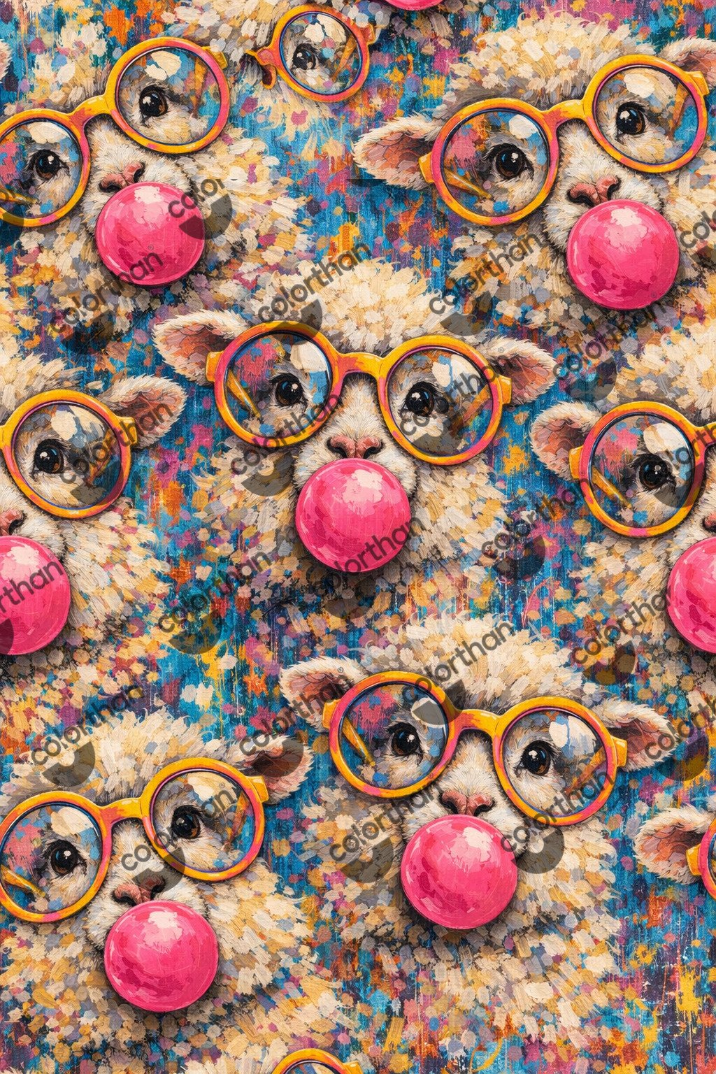 Cheeky Sheep ColorThan design - BioThane® Beta 520 Standard