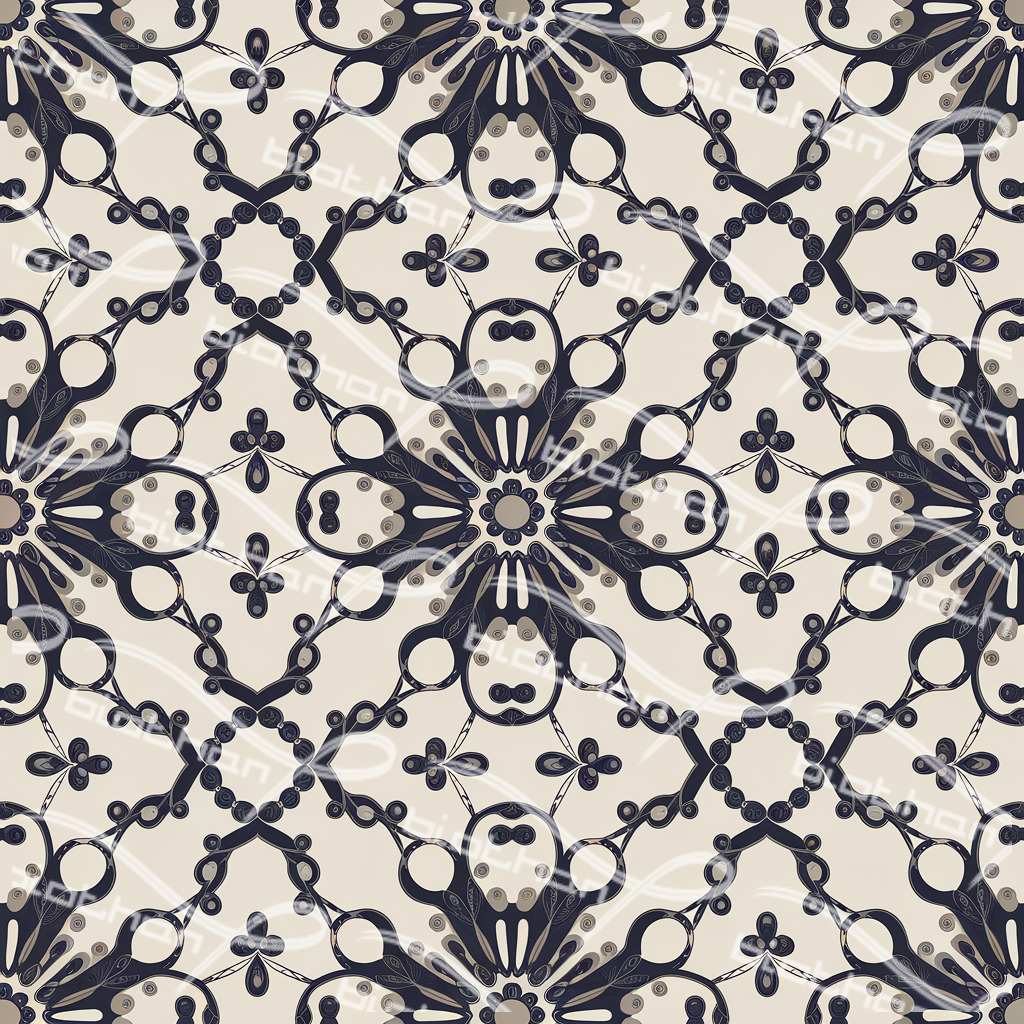 Victorian Filigree ColorThan design - BioThane® Beta 520 Standard
