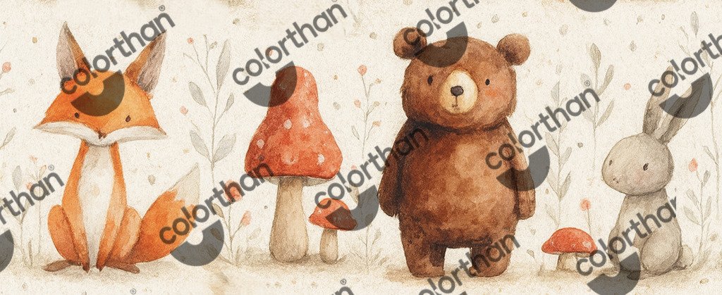 Forest Friends ColorThan design - BioThane® Beta 520 Standard
