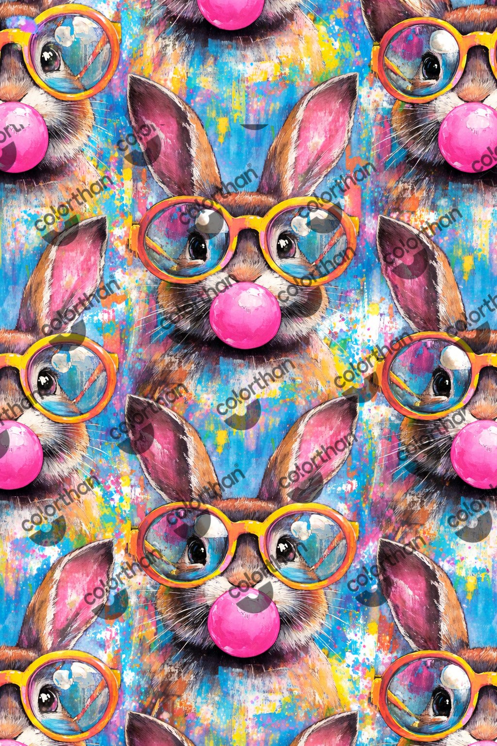 Bubble Bunny ColorThan design - BioThane® Beta 520 Standard