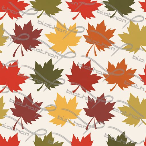 Maple Leaves ColorThan design - BioThane® Beta 520 Standard