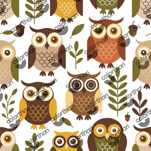 Owls ColorThan design - BioThane® Beta 520 Standard