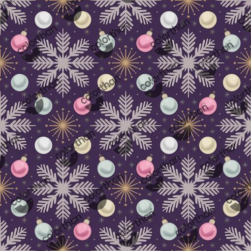 Frosty Snowflakes ColorThan design - BioThane® Beta 520 Standard