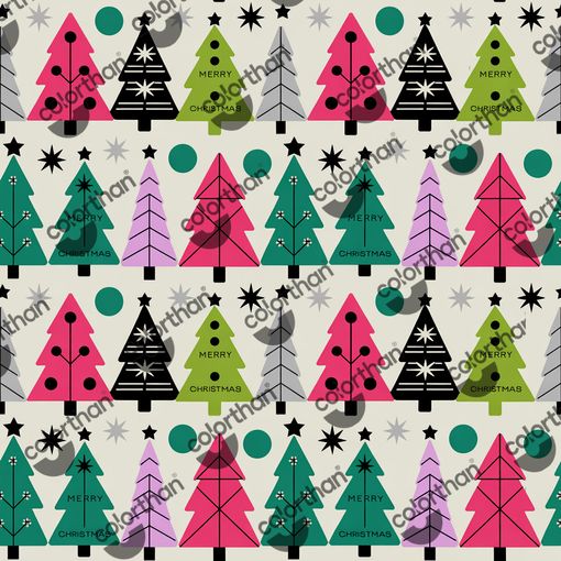 Colorfull Xmas ColorThan design - BioThane® Beta 520 Standard