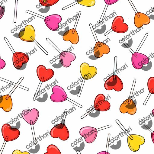 Heart Lollies ColorThan design - BioThane® Beta 520 Standard