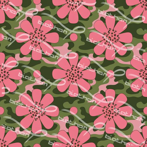 Girlie Camo ColorThan design - BioThane® Beta 520 Standard