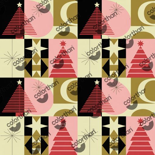 Xmas Patchwork ColorThan design - BioThane® Beta 520 Standard