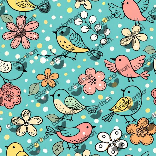 Spring Chirps ColorThan design - BioThane® Beta 520 Standard